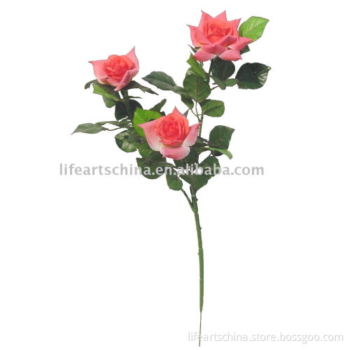 artificial flowers, 68cm spring rose flower, artificial rose, sterm flower